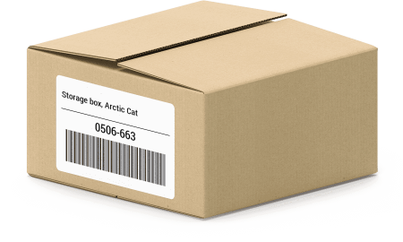 Storage box, Arctic Cat 0506-663 oem parts