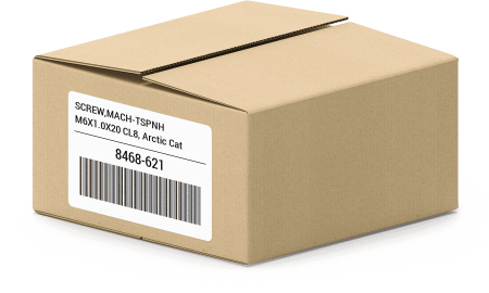 SCREW,MACH-TSPNH M6X1.0X20 CL8, Arctic Cat 8468-621 запчасти oem SCREW,MACH-TSPNH M6X1.0X20 CL8, Arctic Cat 8468-621 запчасти oem
