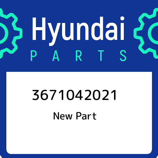 3671042021 Hyundai Plugglow 3671042021, New Genuine OEM Part