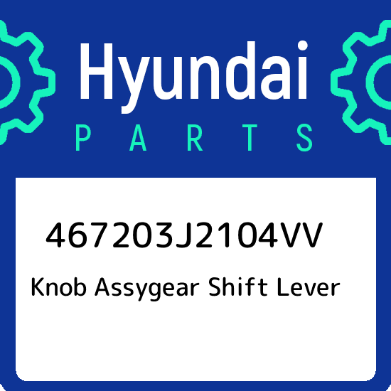 Genuine Hyundai 46720-3J210-4VV Gear Shift Lever Knob Assembly 