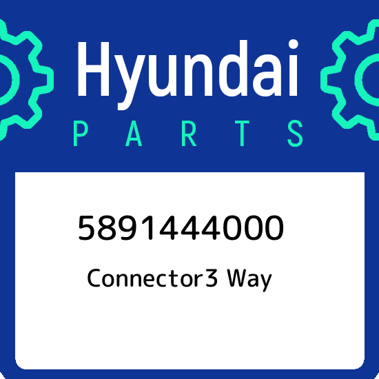 Hyundai part number: 5891444000 You are buying the individual MPN referenced in the listing.