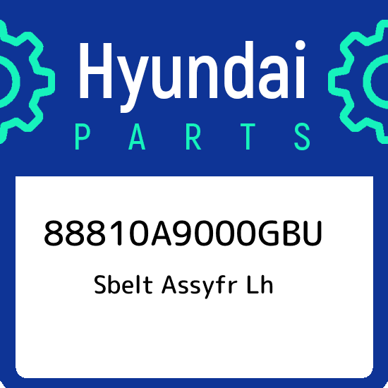 810a9000gbu Hyundai Sbelt Assyfr Lh 810a9000gbu New Genuine Oem Part Ebay