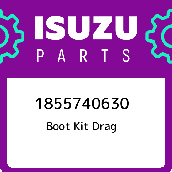 1855740630 Isuzu Boot kit drag 1855740630, New Genuine OEM