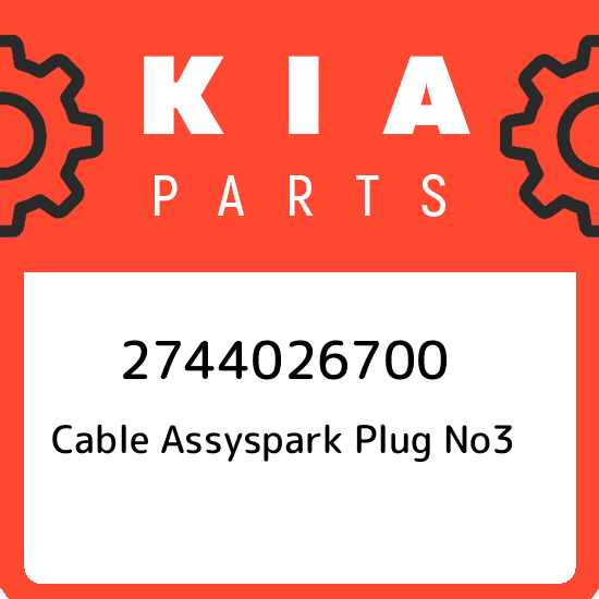 2744026700 Kia Cable assyspark plug no3 2744026700, New