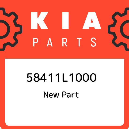 58411-L1000 Kia Discrear brake 58411L1000, New Genuine OEM Part