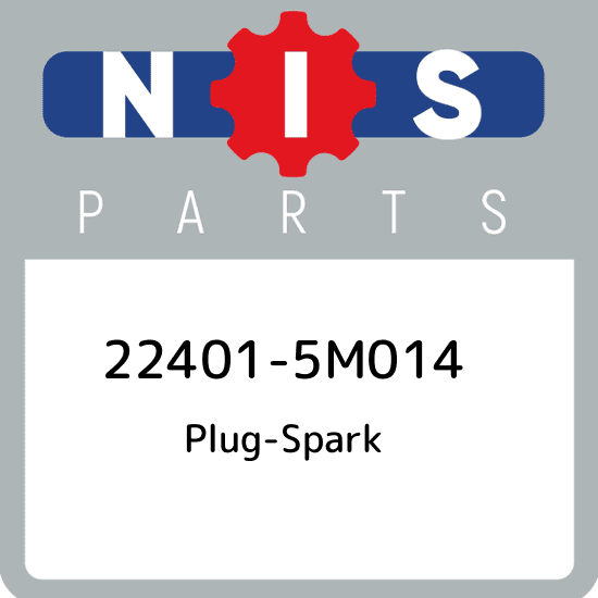 22401-5M014 Nissan Plug-spark 224015M014, New Genuine OEM