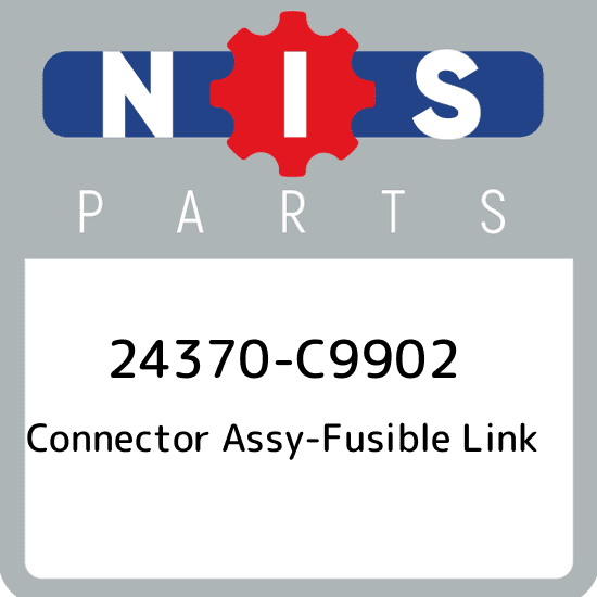 24370C9902 Nissan Connector assyfusible link 24370C9902, New Genuine