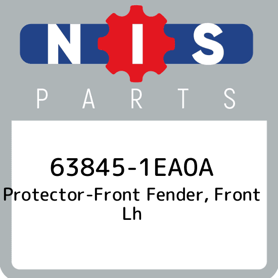 63845-1EA0A Nissan Protector-front fender, front lh