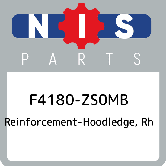 Nissan part number: F4180-ZS0MB You are buying the individual MPN referenced in the listing.