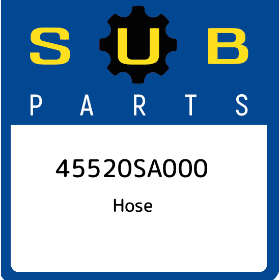 45520SA000 Subaru Hose 45520SA000, New Genuine OEM Part