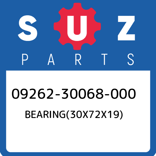 09262-30068-000 Suzuki Bearing(30x72x19) 0926230068000, New