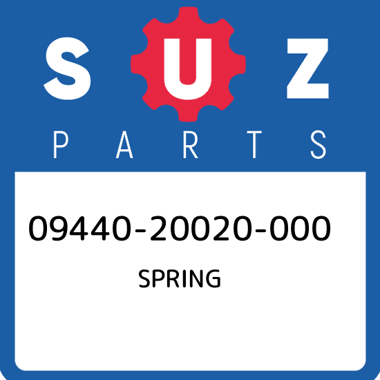 09440-20020-000 Suzuki Spring 0944020020000, New Genuine OEM Part