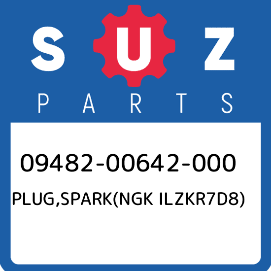09482-00642-000 Suzuki Plug,spark(ngk ilzkr7d8 09482-00642-000 Suzuki Plug,spark(ngk ilzkr7d8