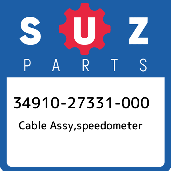 34910-27331-000 Suzuki Cable assy,speedometer 3491027331000, New Genuine OEM Par