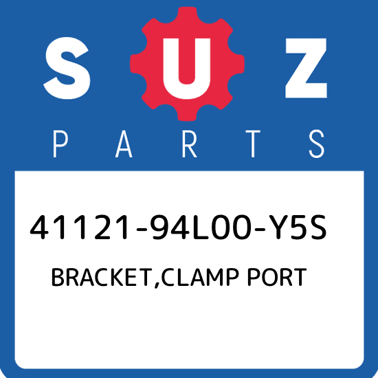 41121-94L00-Y5S Suzuki Bracket,clamp port 4112194L00Y5S, New Genuine OEM Part