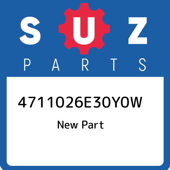 47110-26E30-Y0W Suzuki Cover,frame,r(orange) 4711026E30Y0W, New Genuine OEM Part
