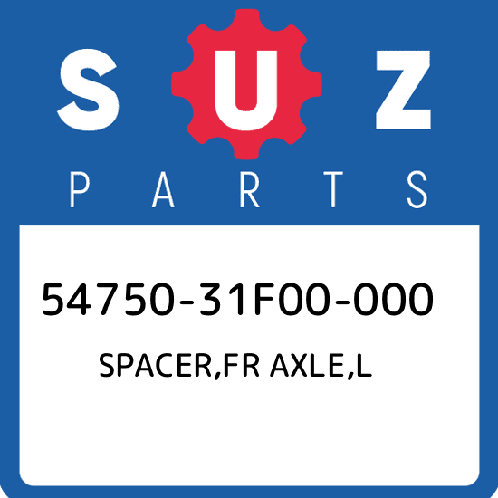 54750-31F00-000 Suzuki Spacer,fr axle,l 5475031F00000, New Genuine OEM Part