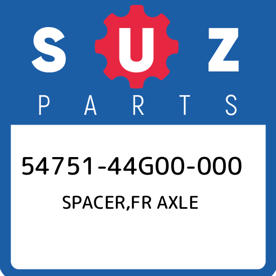 54751-44G00-000 Suzuki Spacer,fr axle 5475144G00000, New Genuine OEM Part