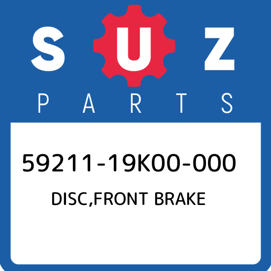 59211-19K00-000 Suzuki Disc,front brake 5921119K00000, New