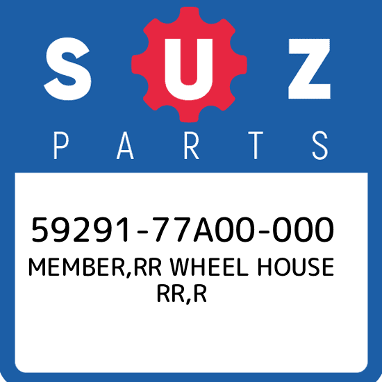 59291-77A00-000 Suzuki Member,rr wheel house rr,r 5929177A00000, New Genuine OEM