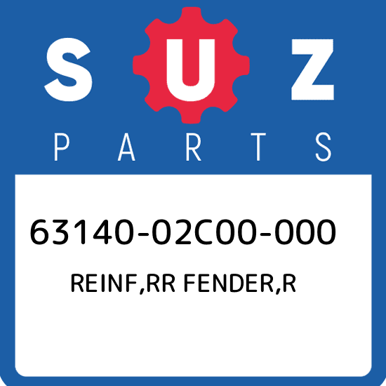 63140-02C00-000 Suzuki Reinf,rr fender,r 6314002C00000, New Genuine OEM Part