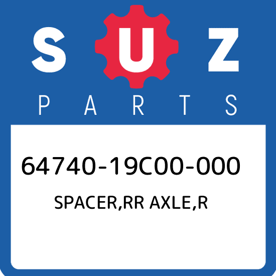 64740-19C00-000 Suzuki Spacer,rr axle,r 6474019C00000, New Genuine OEM Part