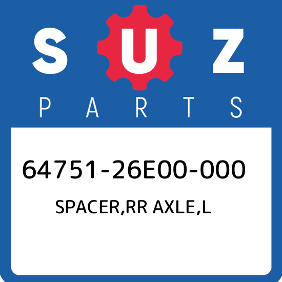 64751-26E00-000 Suzuki Spacer,rr axle,l 6475126E00000, New Genuine OEM Part