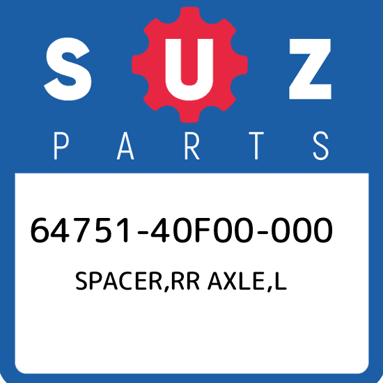 64751-40F00-000 Suzuki Spacer,rr axle,l 6475140F00000, New Genuine OEM Part