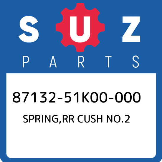 87132-51K00-000 Suzuki Spring,rr cush no.2 8713251K00000, New Genuine OEM Part