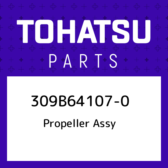 309B64107-0 Tohatsu Propeller assy 309B641070, New Genuine OEM Part