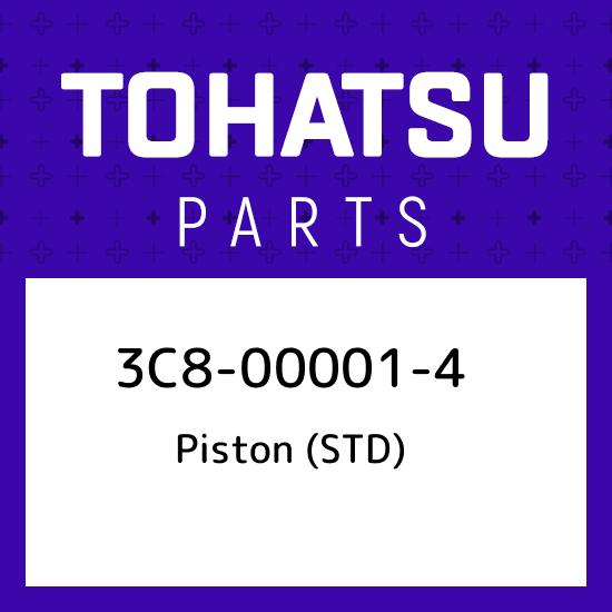 3C8-00001-4 Tohatsu Piston 3C8000014, New Genuine OEM Part