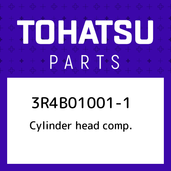 3R4B01001-1 Tohatsu Cylinder head comp. 3R4B010011, New Genuine OEM Part