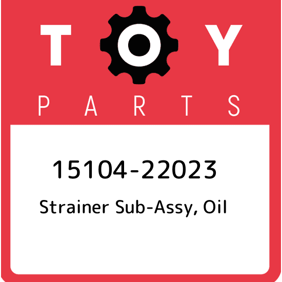 15104-22023 Toyota Strainer sub-assy, oil 1510422023, New Genuine OEM Part