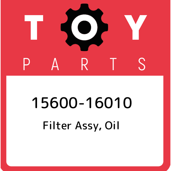 15600-16010 Toyota Filter assy, oil 1560016010, New Genuine OEM Part