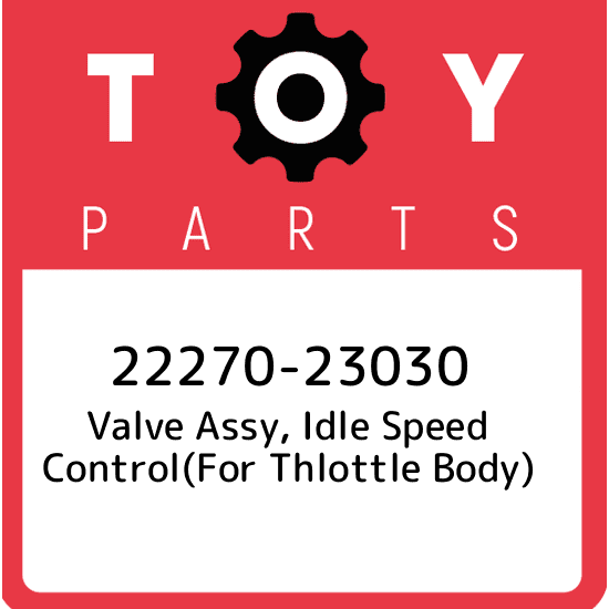 IDLE SPEED CONTROL FOR THLOTTLE BODY 2227075051 Genuine Toyota VALVE ASSY