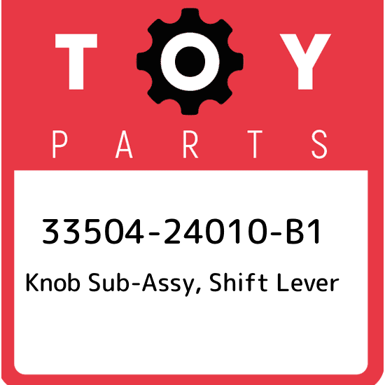 SHIFT LEVER 33504-24010-C1 3350424010C1 Genuine Toyota KNOB SUB-ASSY