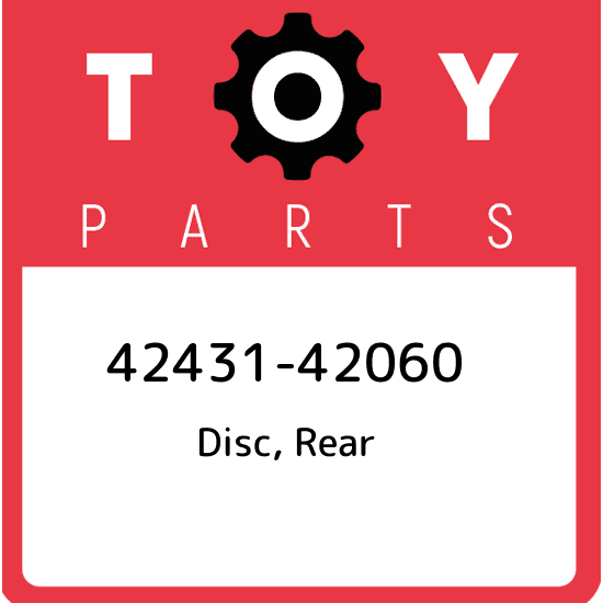 Toyota Rear Disc 42431-42060 | 4243142060 | Genuine OEM
