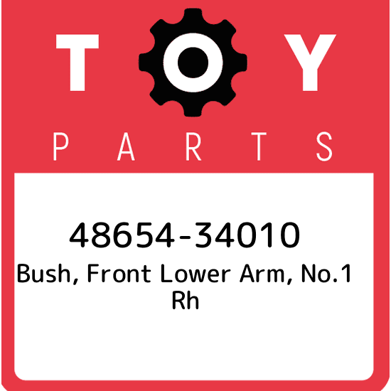 48654-34010 Toyota Bush, front lower arm, no.1 rh 4865434010, New Genuine OEM Pa