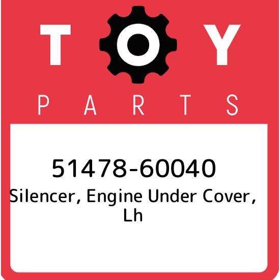 51478-60040 Toyota Silencer, engine under cover, lh