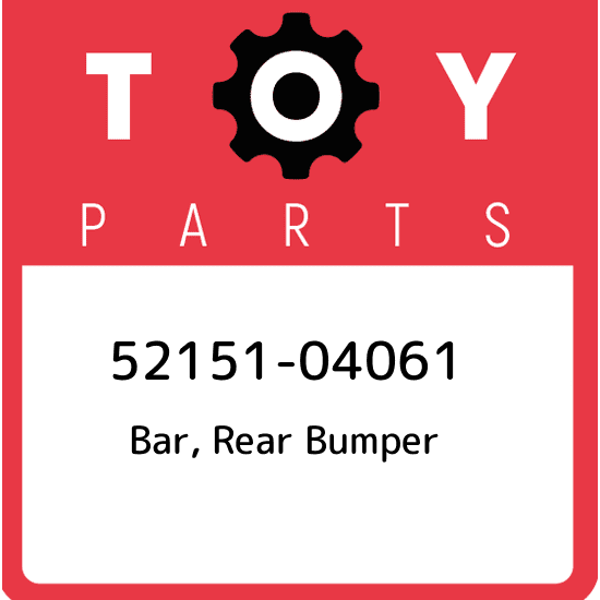 52151-04061 Toyota Bar, rear bumper 5215104061, New Genuine OEM Part