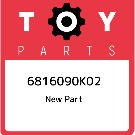 68160-90K02 Toyota Weatherstrip assy, front door glass, outer rh 6816090K02, New