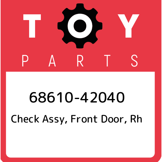6861042040 Genuine Toyota CHECK ASSY RH//LH 68610-42040 FRONT DOOR