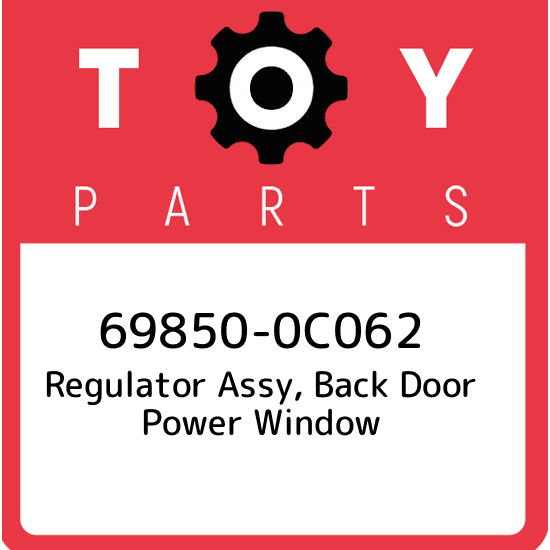 Toyota part number: 69850-0C062 You are buying the individual MPN referenced in the listing.