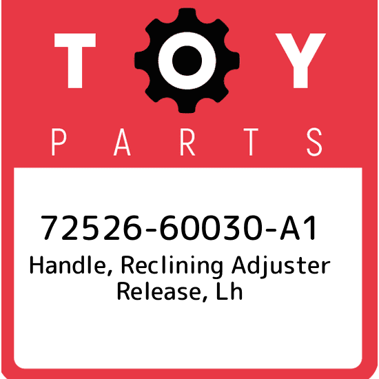 TOYOTA Genuine 72526-60070-B3 Reclining Adjuster Release Handle