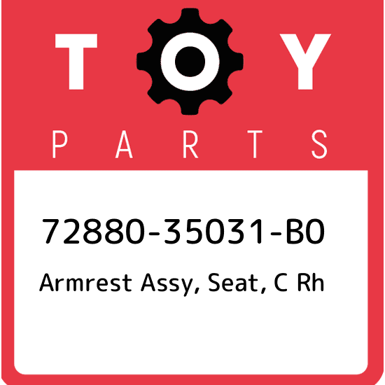 TOYOTA 72848-35020-B0 Seat Armrest Cover