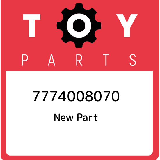 Toyota part number: 77740-08070 You are buying the individual MPN referenced in the listing.