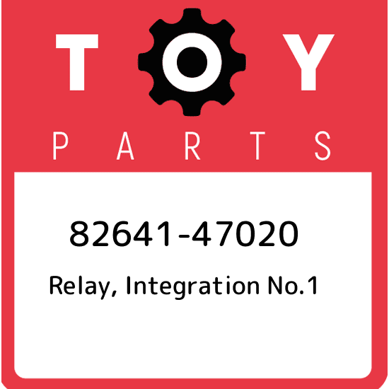 Details about   82641-47020 GENUINE OEM TOYOTA RELAY INTEGRATION 8264147020