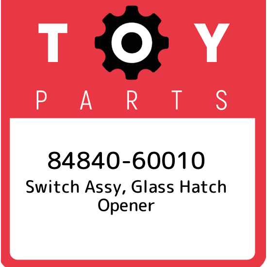 84840-60010 Toyota Switch assy, glass hatch opener 8484060010, New Genuine OEM P