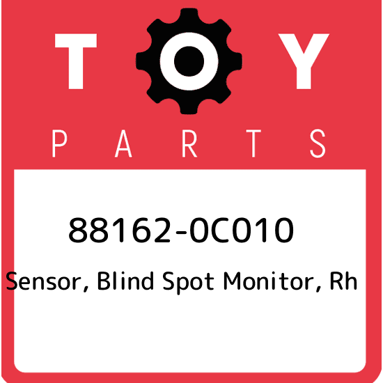 88162-0C010 Toyota Sensor, blind spot monitor, rh 881620C010, New Genuine OEM Pa