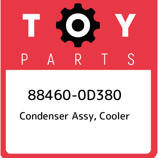 88460-0D380 Toyota Condenser assy, cooler 884600D380, New